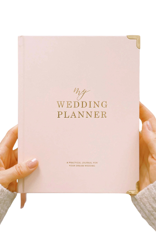 Blush with Gold Foil Wedding Planner