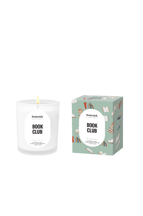 Homesick Book Club Mini Candle