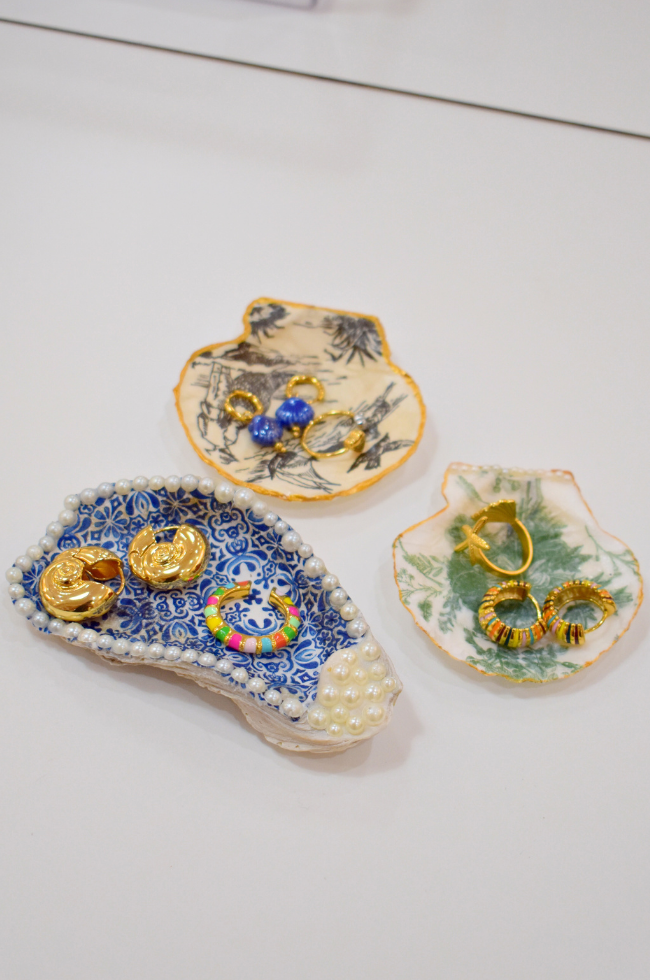 Decoupage Shell Ring Dish Workshop